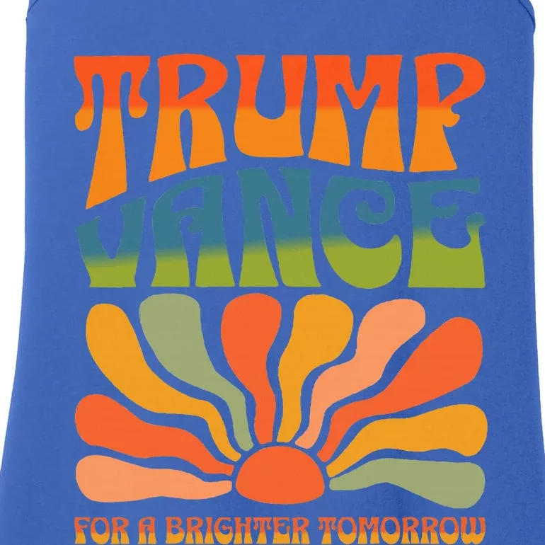 Trump Vance For A Brighter Tomorrow Trump Vance 2024 Ladies Essential Tank