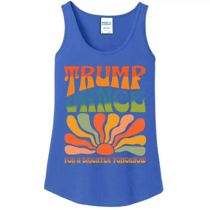 Trump Vance For A Brighter Tomorrow Trump Vance 2024 Ladies Essential Tank