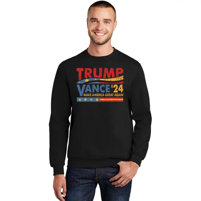 Trump Vance For President 2024 Campaign Us Election Tall Sweatshirt