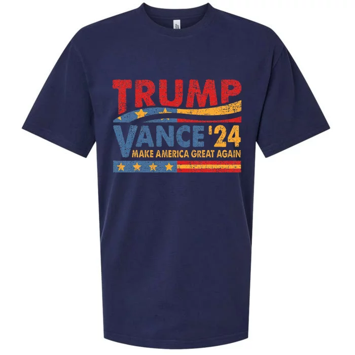 Trump Vance For President 2024 Campaign Us Election Sueded Cloud Jersey T-Shirt