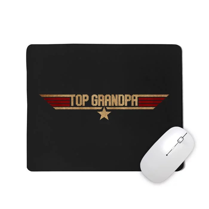 Top Vintage Grandpa Retro 80s FatherS Day Gift For Grandpa Mousepad