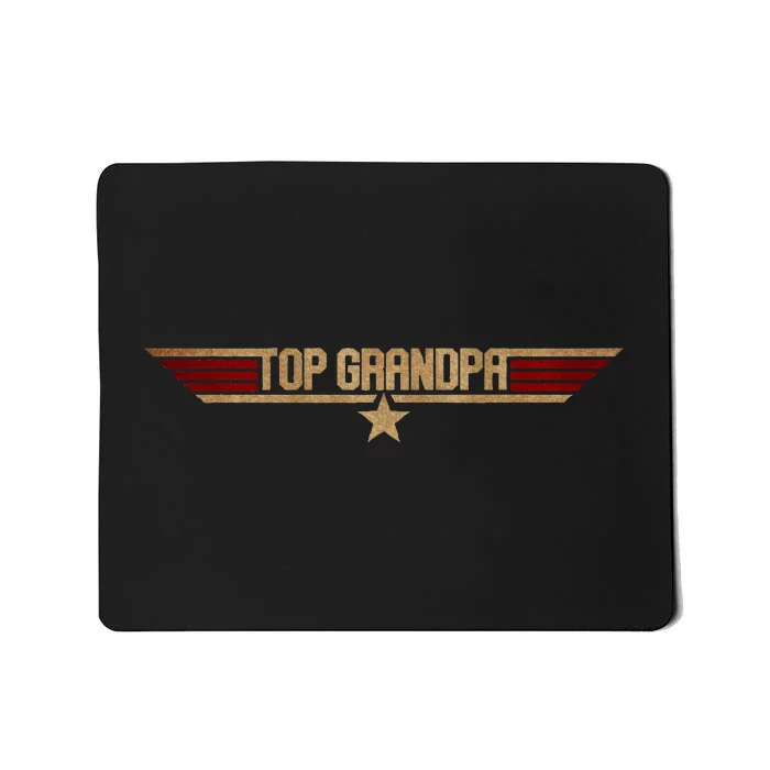 Top Vintage Grandpa Retro 80s FatherS Day Gift For Grandpa Mousepad