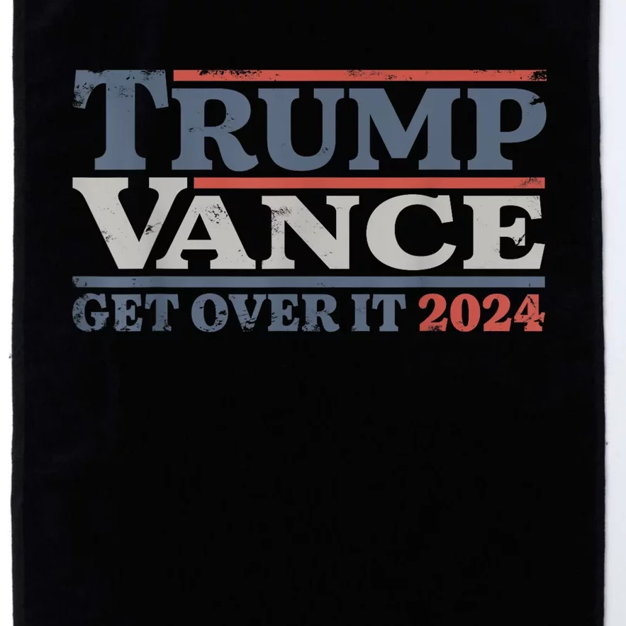 Trump Vance Get Over It 2024 Election President Trump Won Gift Platinum Collection Golf Towel