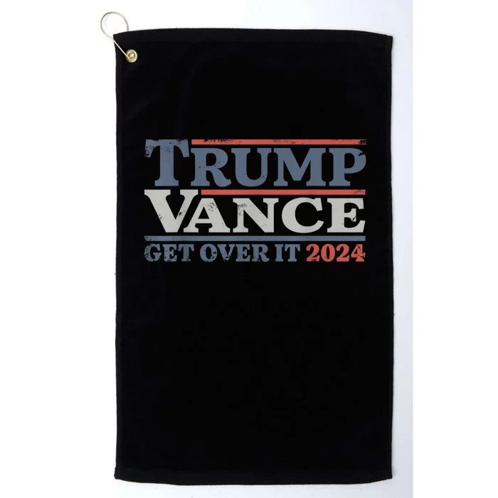 Trump Vance Get Over It 2024 Election President Trump Won Gift Platinum Collection Golf Towel