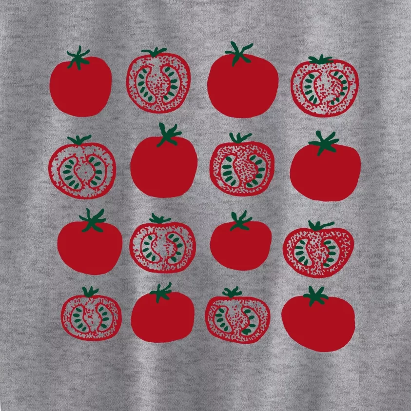 Tomato Vegetable Gardener Kids Sweatshirt