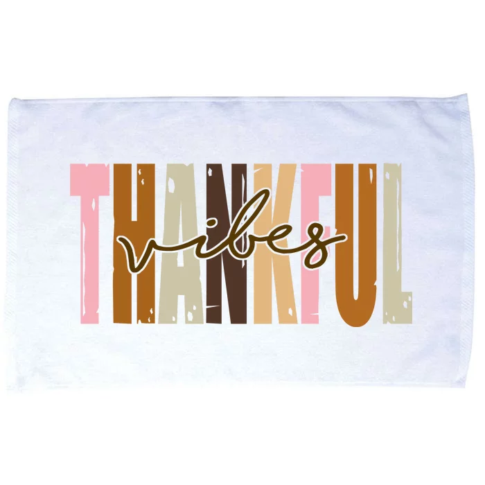 Thankful Vibes Holiday Cute Microfiber Hand Towel