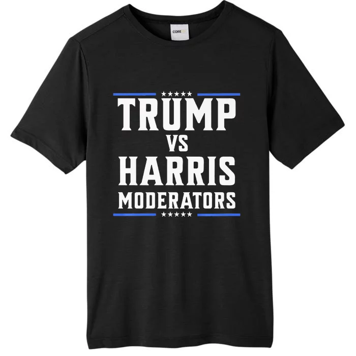 Trump Vs Harris Moderators 2024 Election Debate Premium ChromaSoft Performance T-Shirt