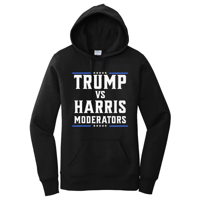 Trump Vs Harris Moderators 2024 Election Debate Premium Women's Pullover Hoodie