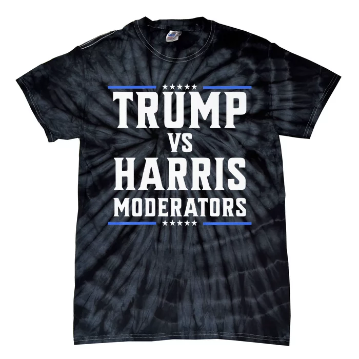 Trump Vs Harris Moderators 2024 Election Debate Premium Tie-Dye T-Shirt