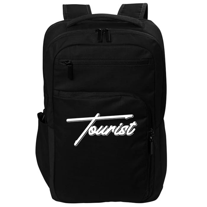 Tourist Vacation Holiday Traveler Tourism Adventure Gift Impact Tech Backpack