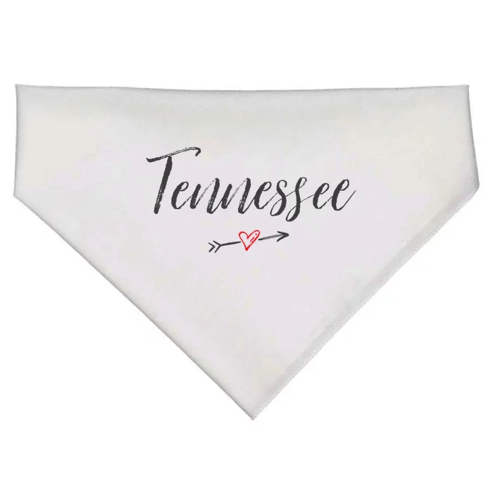 Tennessee Vintage I Love (Heart) TN Tee USA-Made Doggie Bandana