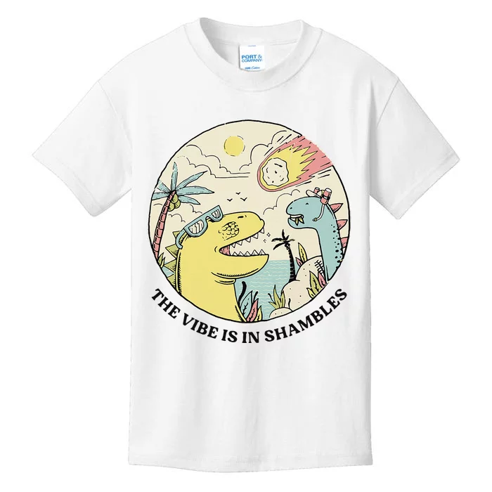 The Vibe Is In Shambles Kids T-Shirt