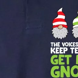 The Voices In My Head Keep Telling Me Get More Gnomes Softstyle Adult Sport Polo