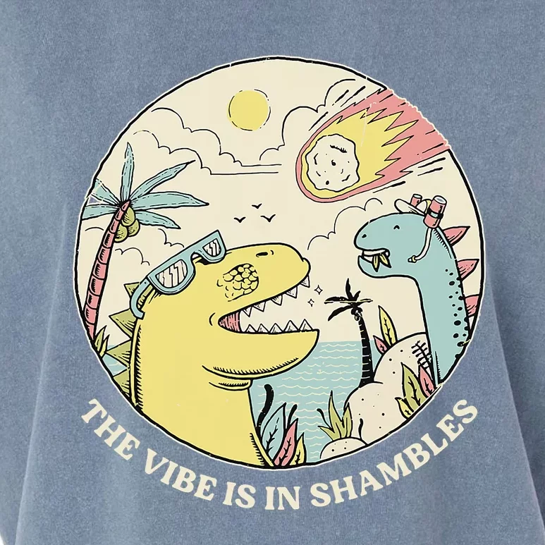 The Vibe Is In Shambles Garment-Dyed Women's Muscle Tee