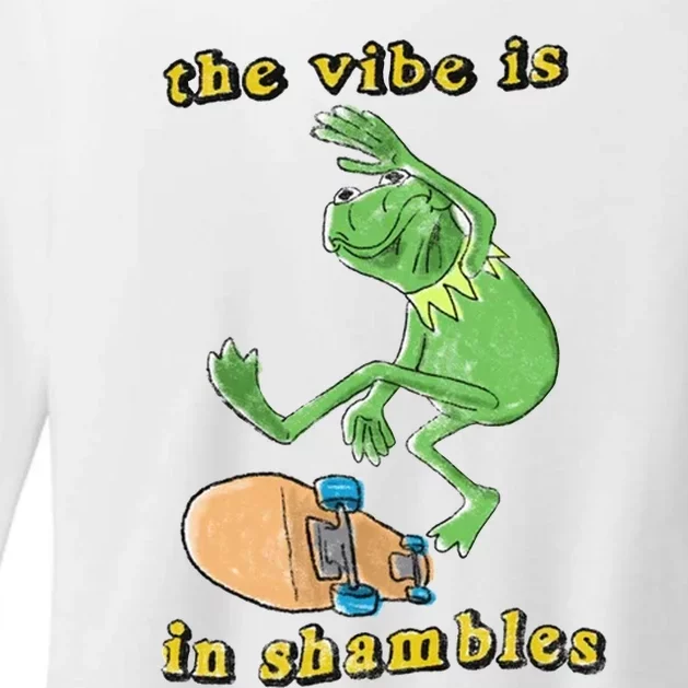 The Vibe Is In Shambles Womens CVC Long Sleeve Shirt