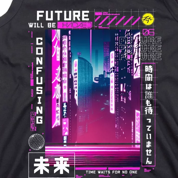 Tokyo Vaporwave In Japanese Retro Vibes Aesthetic Tank Top