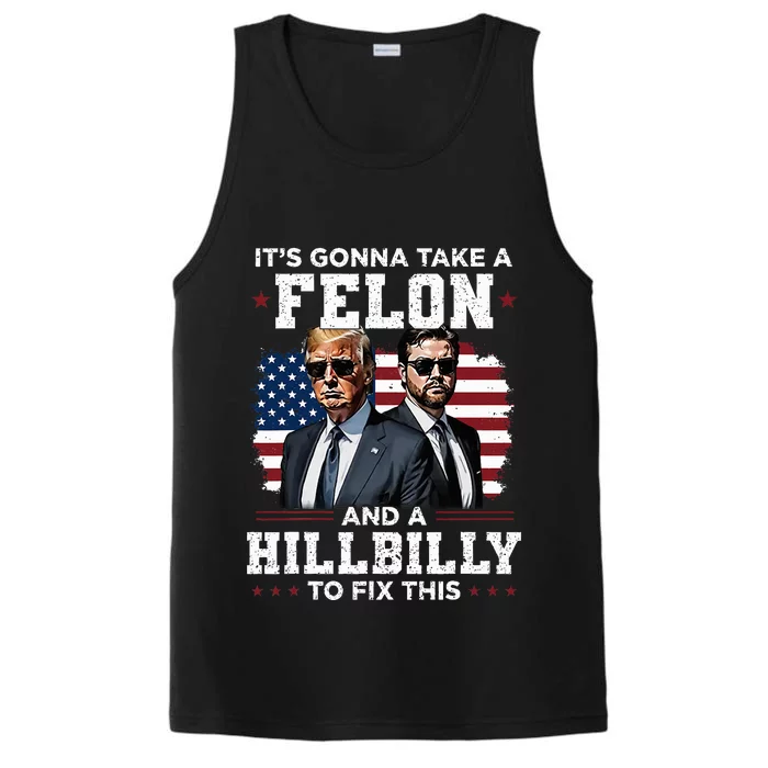 Trump Vance ItS Gonna Take A Felon And A Hillbilly To Fix Performance Tank