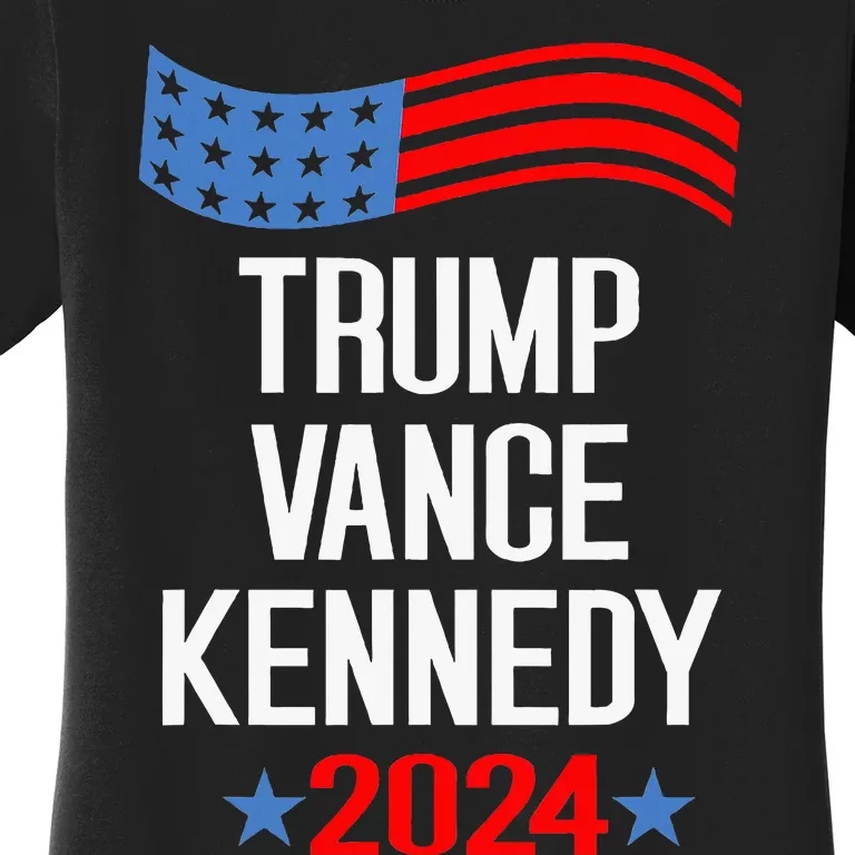 Trump Vance Kennedy 2024 Election Donald Trump Vp President Women's T-Shirt