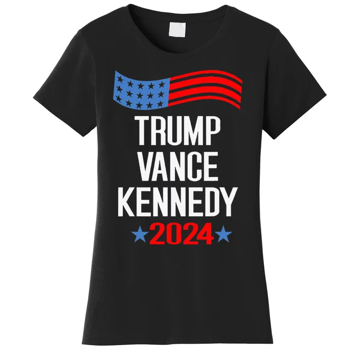 Trump Vance Kennedy 2024 Election Donald Trump Vp President Women's T-Shirt