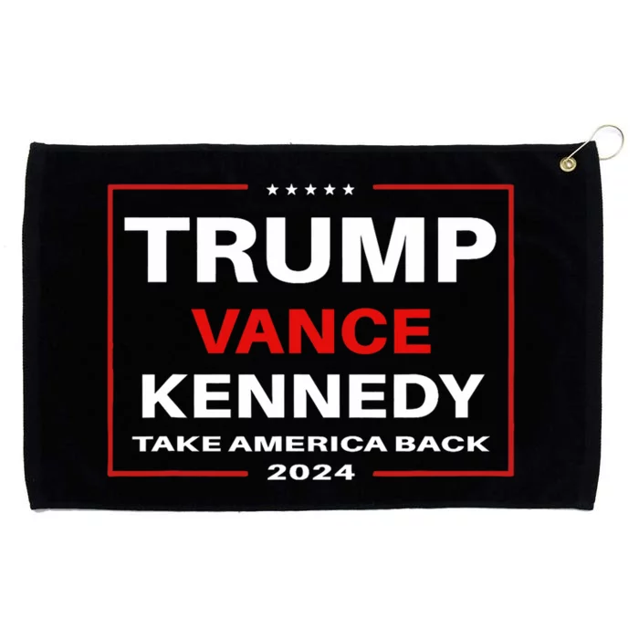 Trump Vance Kennedy Take America Back Again Grommeted Golf Towel