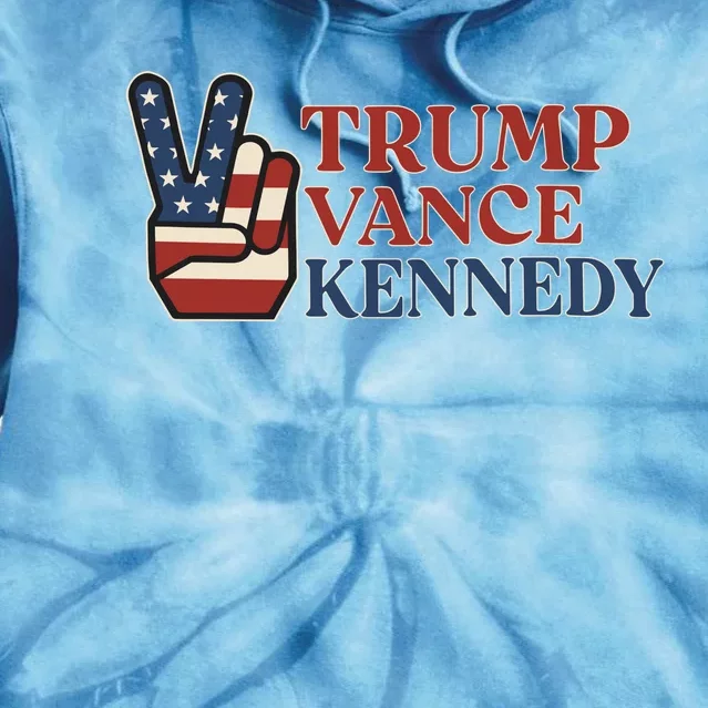 Trump Vance Kennedy Tie Dye Hoodie