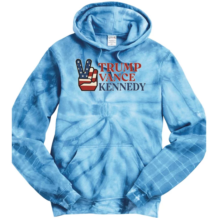 Trump Vance Kennedy Tie Dye Hoodie