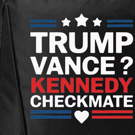 Trump Vance Kennedy Checkmate 2024 Election Republican City Backpack