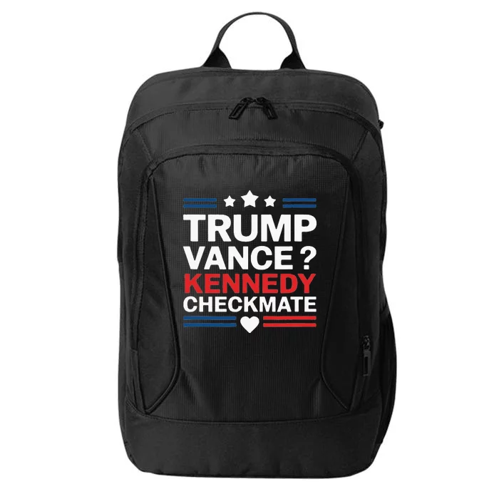 Trump Vance Kennedy Checkmate 2024 Election Republican City Backpack