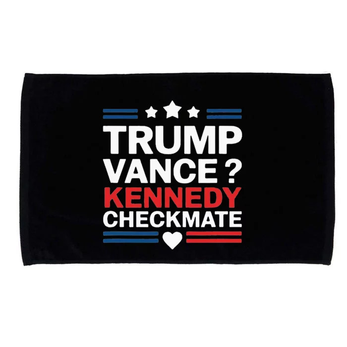 Trump Vance Kennedy Checkmate 2024 Election Republican Microfiber Hand Towel