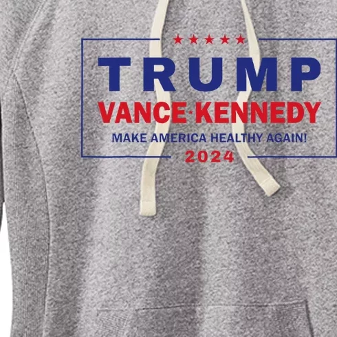 Trump Vance Kennedy Make America Healthy Again Women's Fleece Hoodie