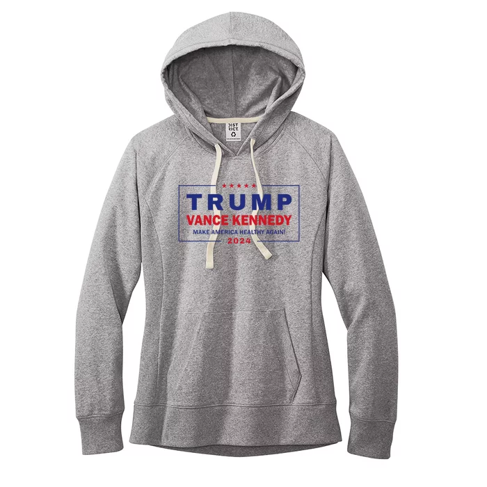 Trump Vance Kennedy Make America Healthy Again Women's Fleece Hoodie