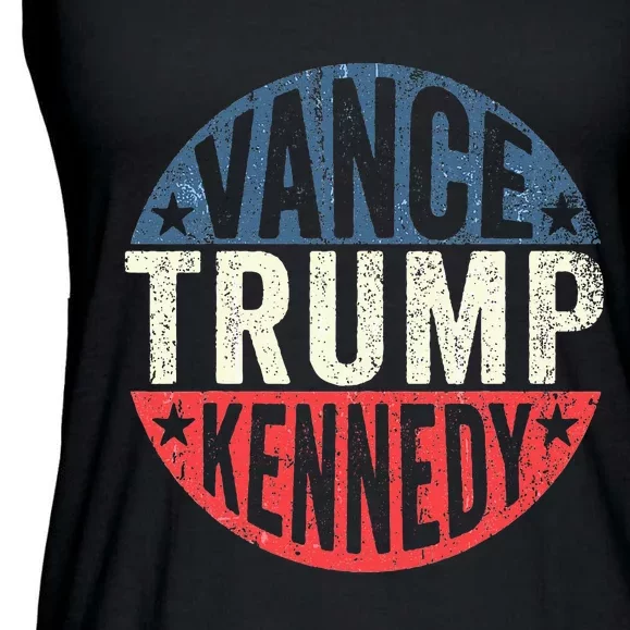 Trump Vance Kennedy Checkmate 2024 Ladies Essential Flowy Tank