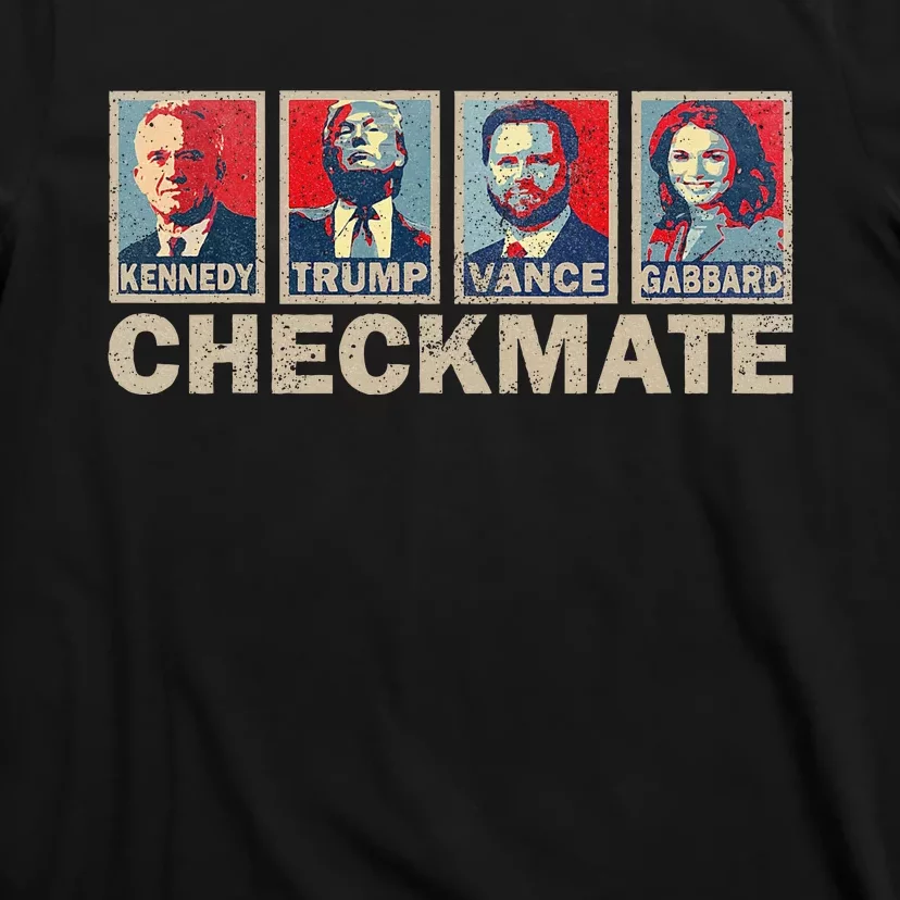 Trump Vance Kennedy Gabbard Checkmate Election Republican T-Shirt