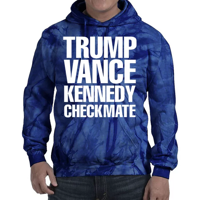 Trump Vance Kennedy Checkmate 2024 Election Republican Tie Dye Hoodie