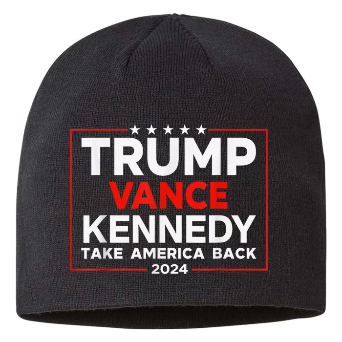 Trump Vance Kennedy Take American Back 2024 8 1/2in Sustainable Knit Beanie