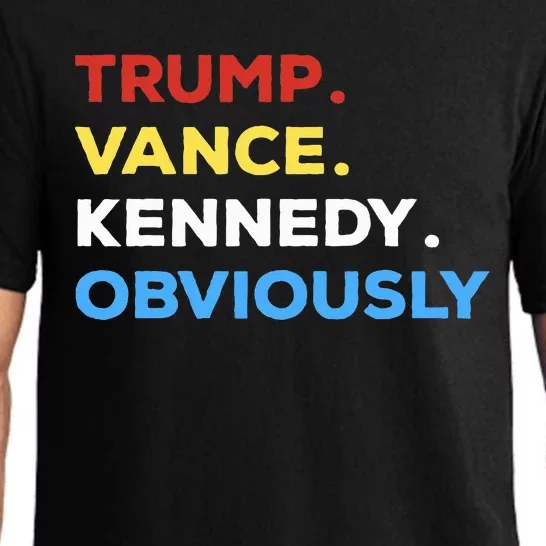 Trump Vance Kennedy Obviously 2024 Election Vote For Trump Pajama Set