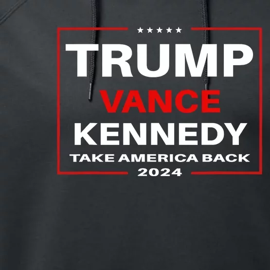 Trump Vance Kennedy Checkmate 2024 Election Republican Performance Fleece Hoodie