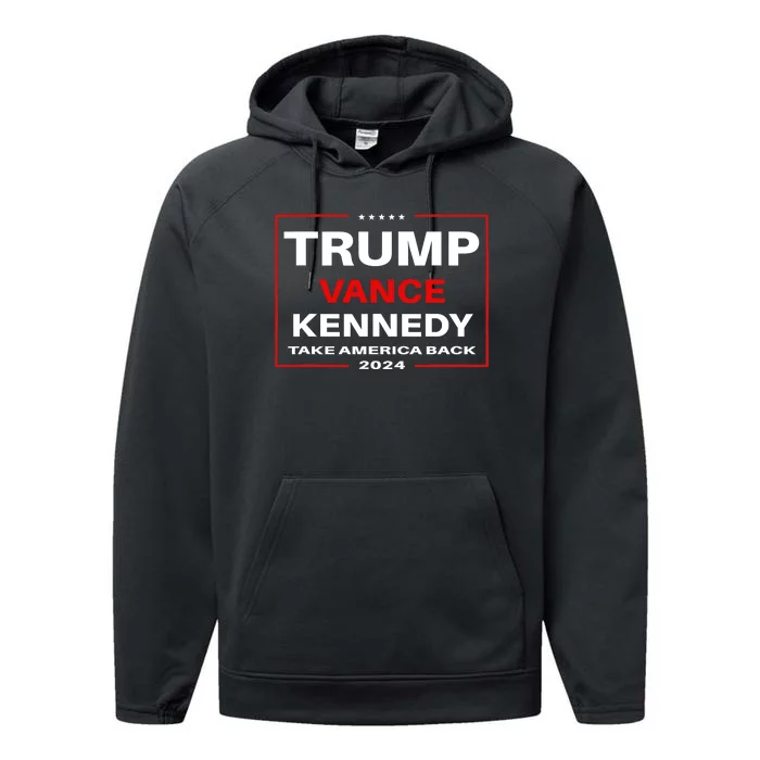 Trump Vance Kennedy Checkmate 2024 Election Republican Performance Fleece Hoodie