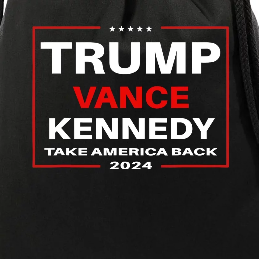 Trump Vance Kennedy Checkmate 2024 Election Republican Drawstring Bag