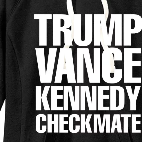 Trump Vance Kennedy Checkmate 2024 Election Republican Women's Fleece Hoodie