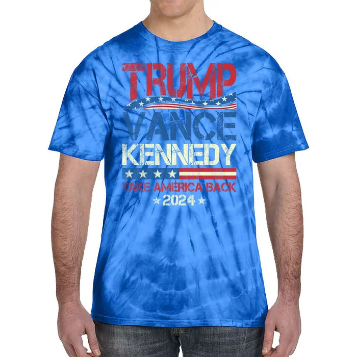 Trump Vance Kennedy Take America Back 2024 Election Gift Tie-Dye T-Shirt