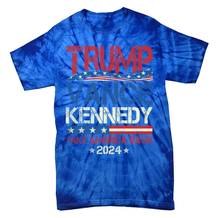 Trump Vance Kennedy Take America Back 2024 Election Gift Tie-Dye T-Shirt