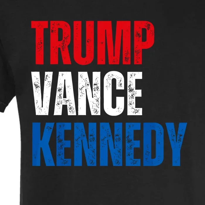 Trump Vance Kennedy Checkmate 2024 Election Republican Garment-Dyed Heavyweight T-Shirt