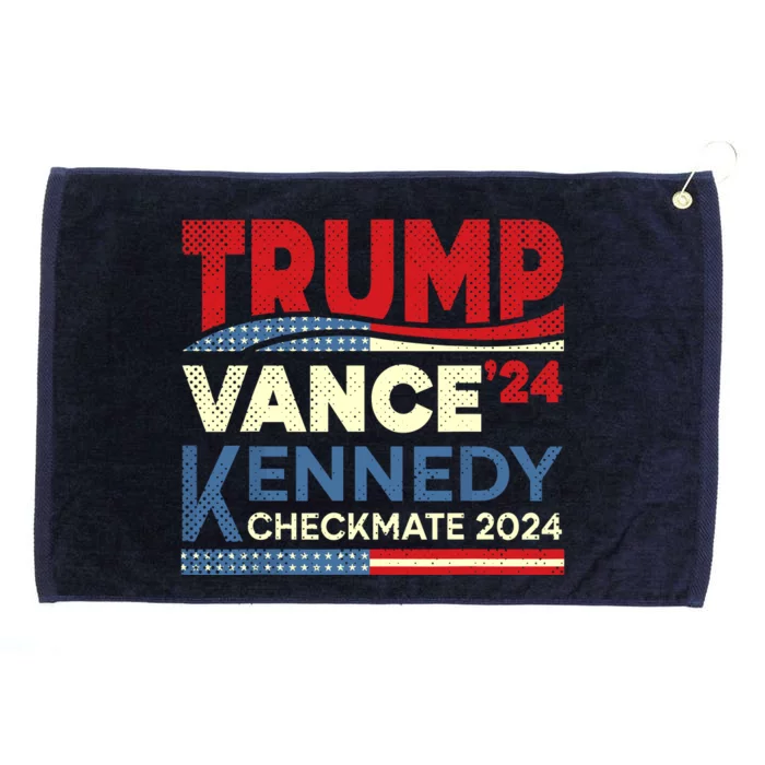 Trump Vance Kennedy Checkmate 2024 Election Republican Grommeted Golf Towel