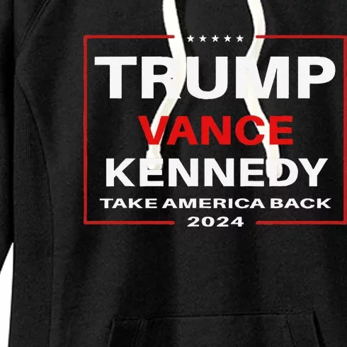 Trump Vance Kennedy Take America Back Again Gift Women's Fleece Hoodie