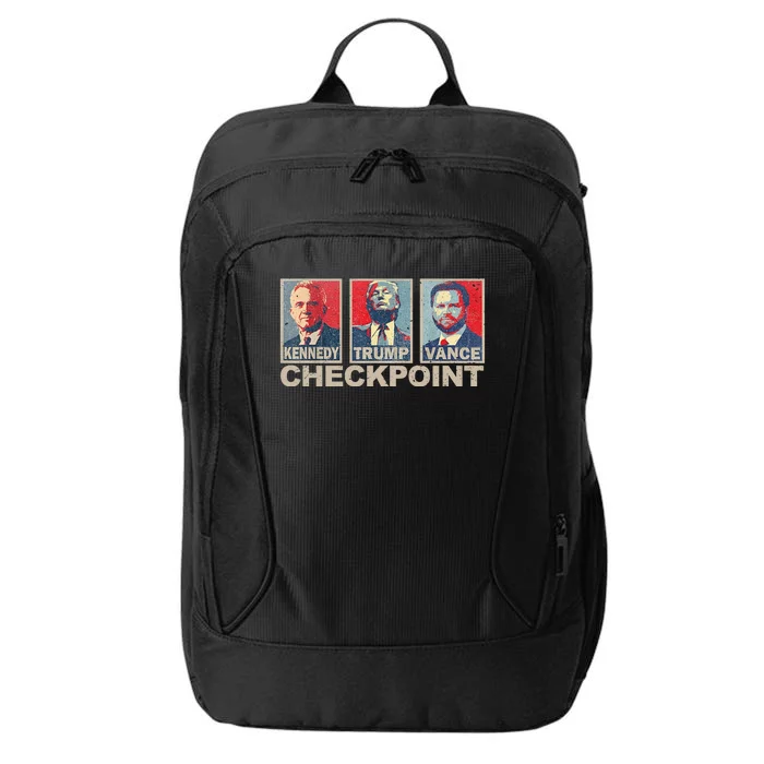 Trump Vance Kennedy Checkpoint 2024 Election Republican City Backpack