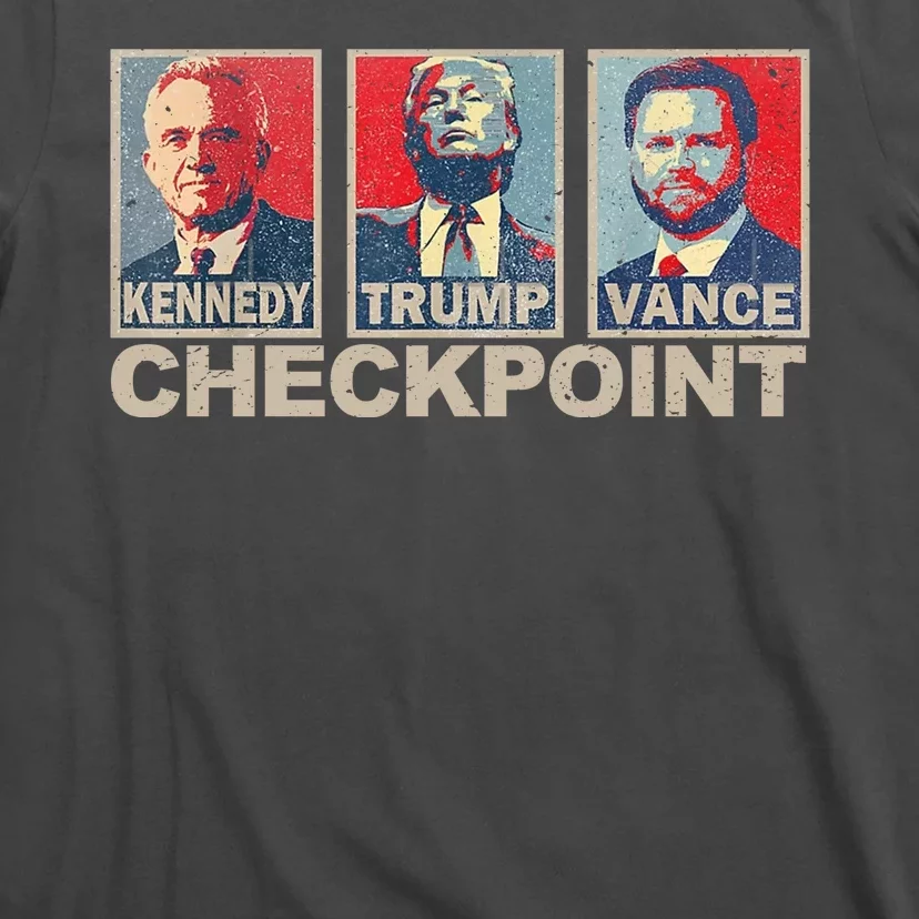 Trump Vance Kennedy Checkpoint 2024 Election Republican T-Shirt