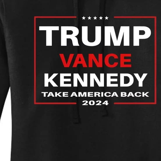 Trump Vance Kennedy Checkmate 2024 Election Republican Women's Pullover Hoodie