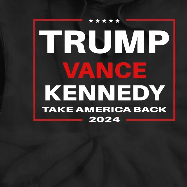 Trump Vance Kennedy Checkmate 2024 Election Republican Tie Dye Hoodie