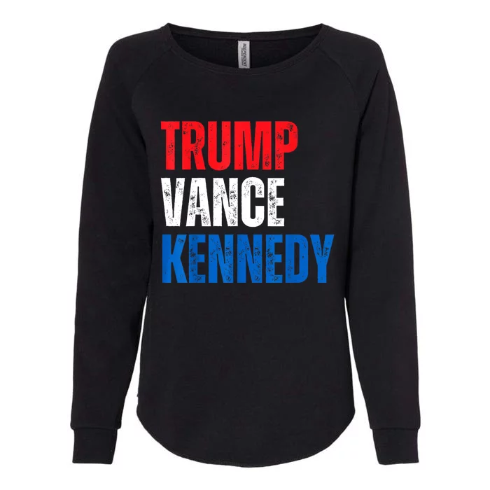 Trump Vance Kennedy Presidential Campaign Flag Usa 2024 Womens California Wash Sweatshirt